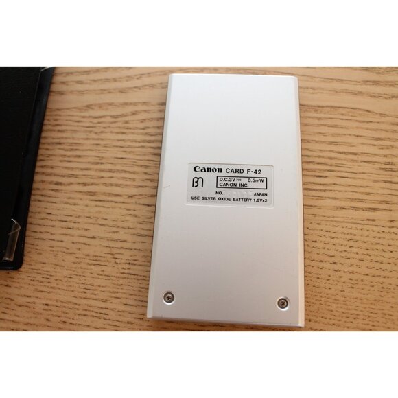 Canon F-42 Scientific Statistical Calculator Taschenrechner Vintage RAR -WORKS - Picture 9 of 11